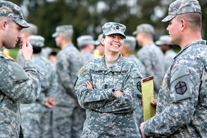 Pvt. Lashonda Ivy, a combat engineer with 43rd Combat Engineer Company