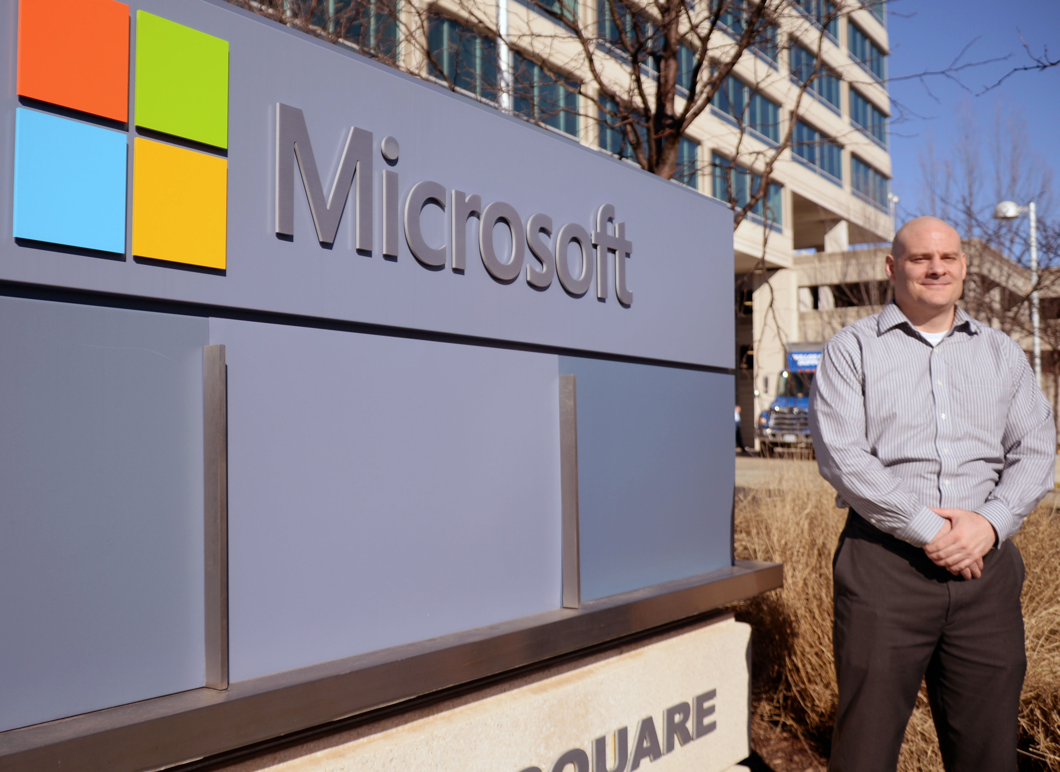 Sgt. 1st Class Patrick Dennis is spending a year working at Microsoft in Reston, Virginia, as part of the Army’s Training With Industry program.