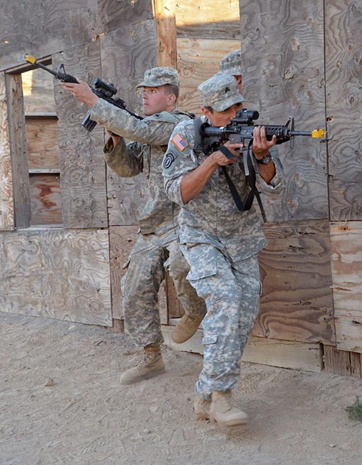 Soldiers in the MOS-Transition course of Oregon National Guard