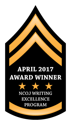 April 2017 Award Winner