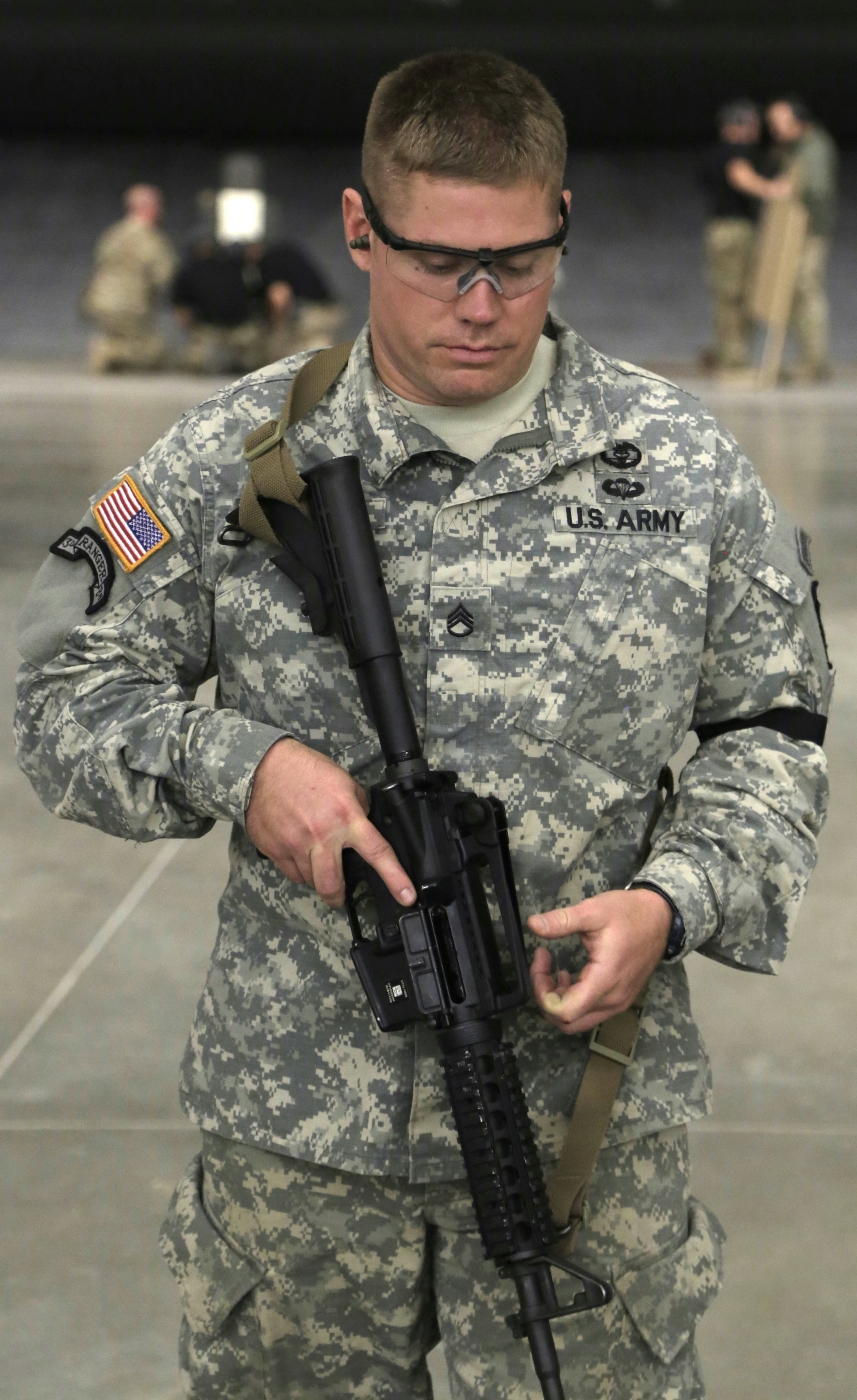 Photos from the NCO of the Year competition courtesy of 55th Combat Camera