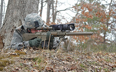 The Clip-on Sniper Night Sight is one of PEO Soldier’s successful projects, which originated within the Soldier Enhancement Program. (Photos courtesy of PEO Soldier)