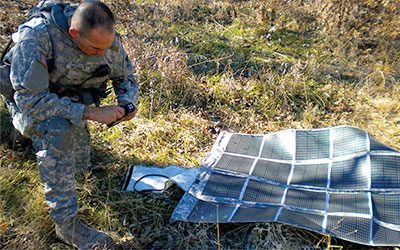 The Soldier Enhancement Program also boasts the Soldier Power portfolio as another of its successes. The Soldier Power portfolio consists of the Squad Power Manager, the Modular Universal Battery Charger, the Soldier Worn Integrated Power Equipment Systems and the Conformal Battery. (Photos courtesy of PEO Soldier)