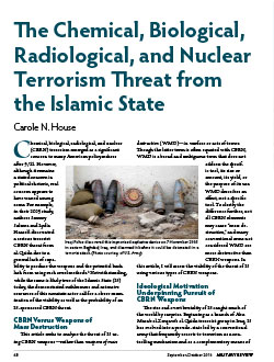 The Chemical, Biological, Radiological, and Nuclear Terrorism Threat from the Islamic State